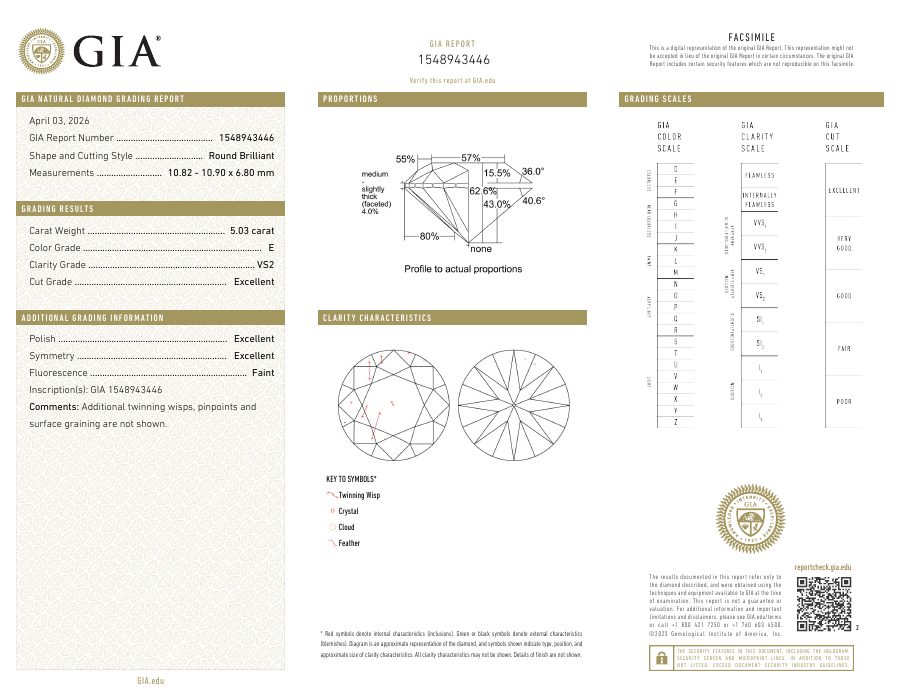 GIA certificate 1548943446