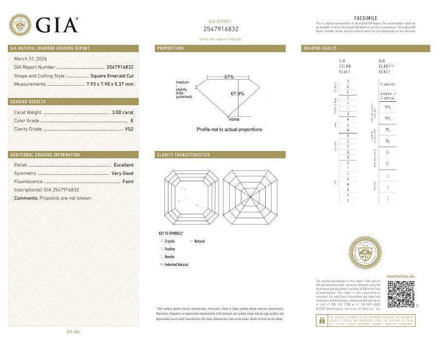 GIA certificate 2547916832